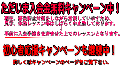 初心者応援キャンペーン中！